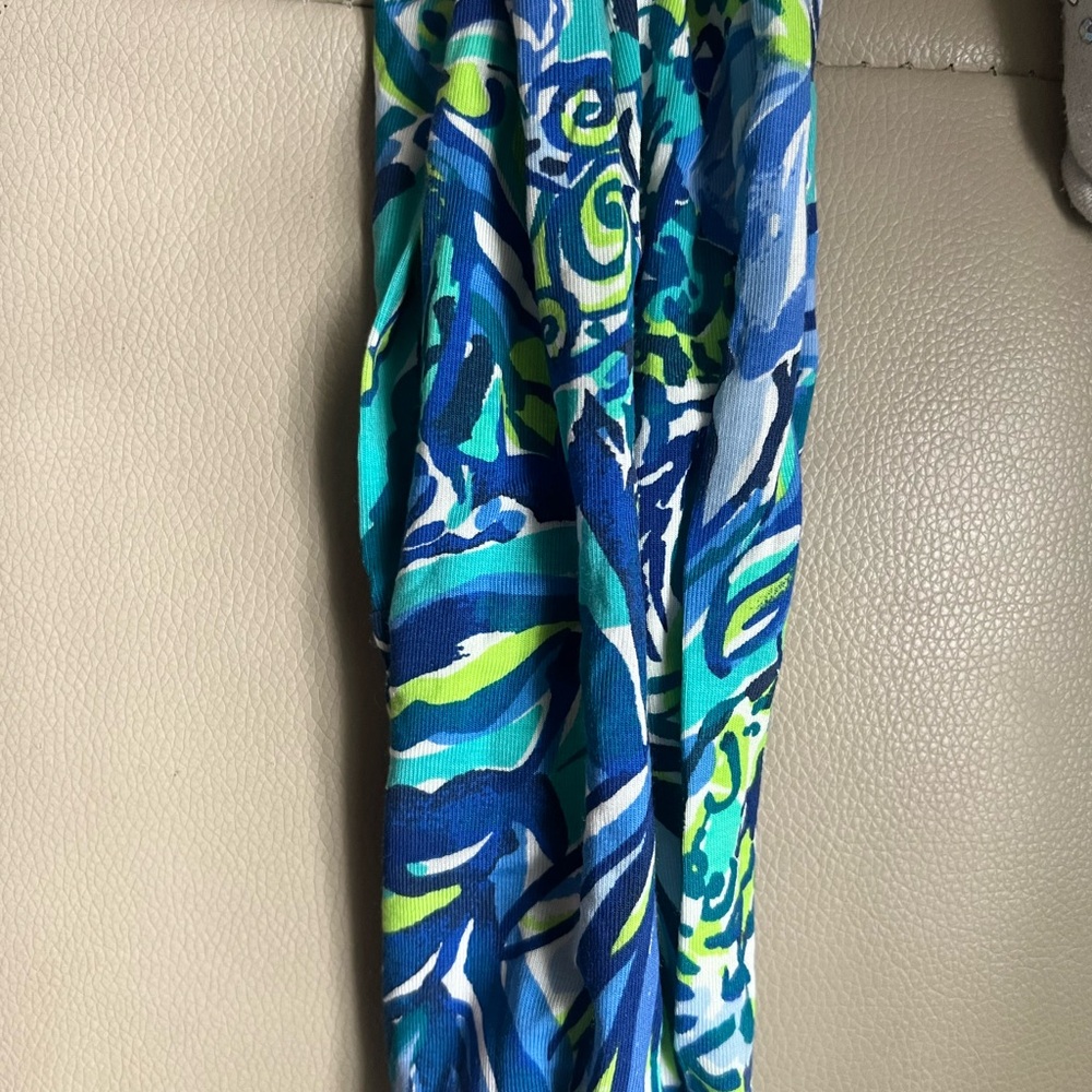 Lilly Pulitzer Vibrant Blue and Green Headband
